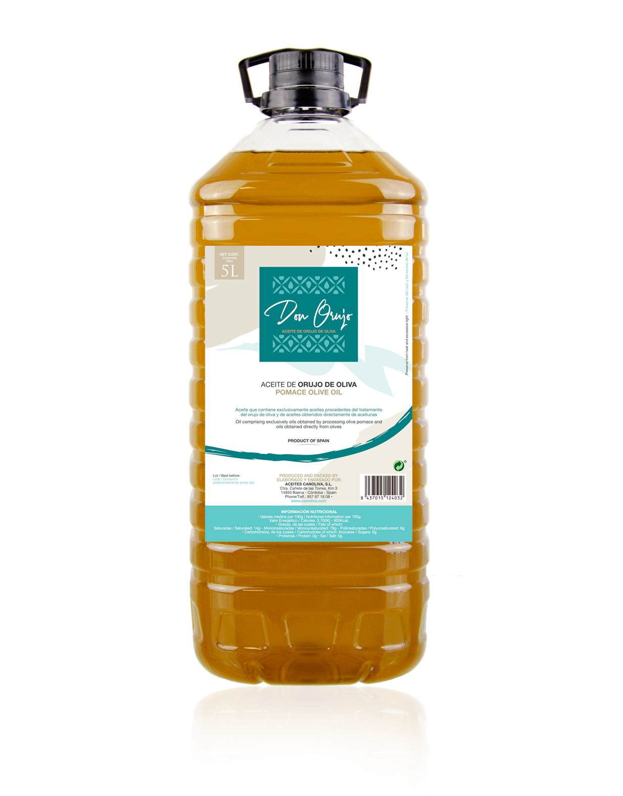 ACEITE DE ORUJO 1 L. PET - Tu aceite de siempre